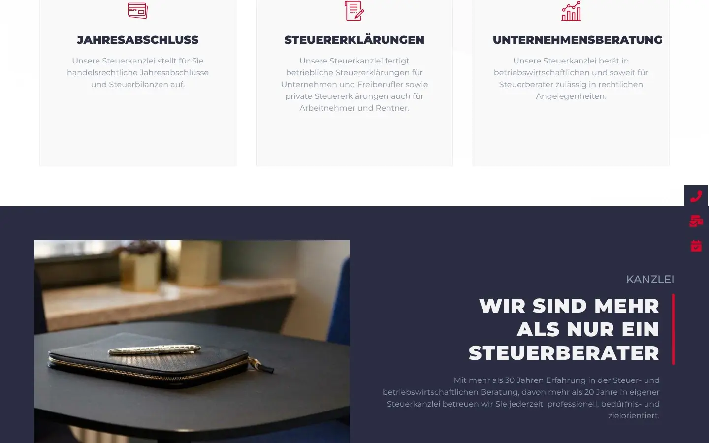 Website – Desktop